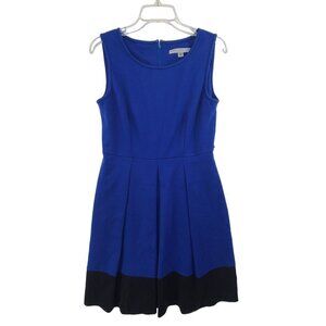 Marc NY Women's Sleeveless Midi Dress Blue Size 10